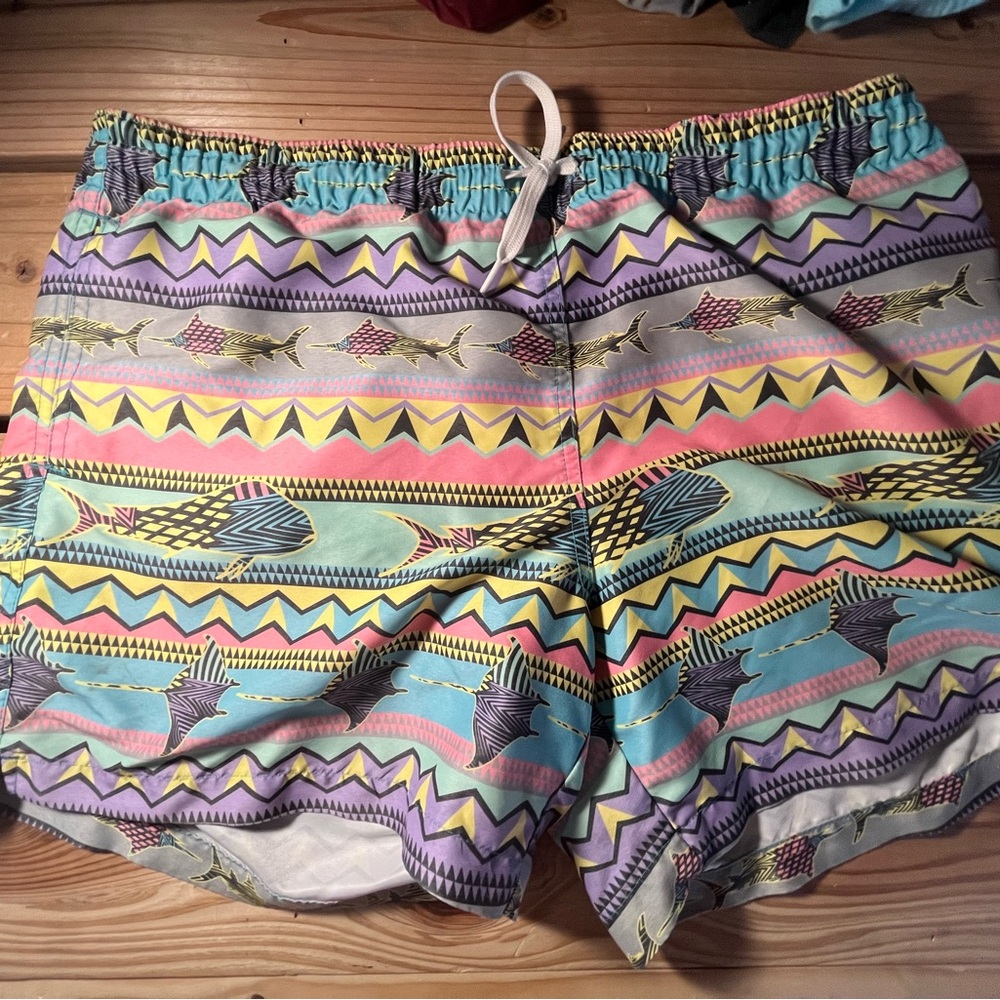 Chubbies Multicolor Patterned Swim Trunks - Picture 2 of 3